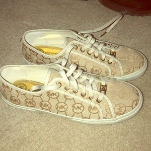Michael Kors Gold Sneakers